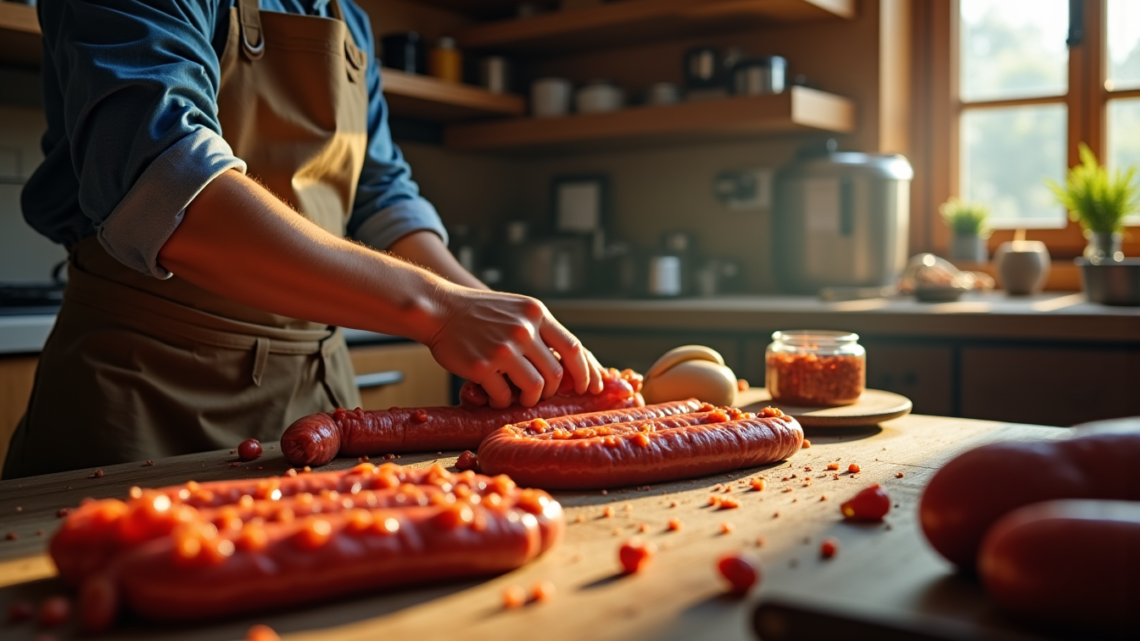 Techniques simples pour farcir efficacement avec des boyaux à saucisses