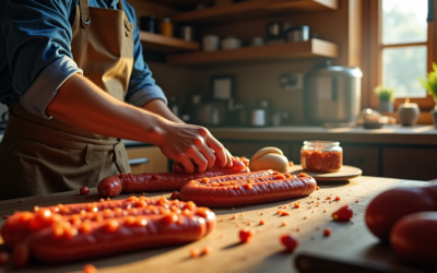 Techniques simples pour farcir efficacement avec des boyaux à saucisses