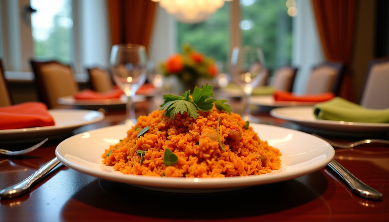Comment préparer un riz jollof nigérian digne des grandes occasions