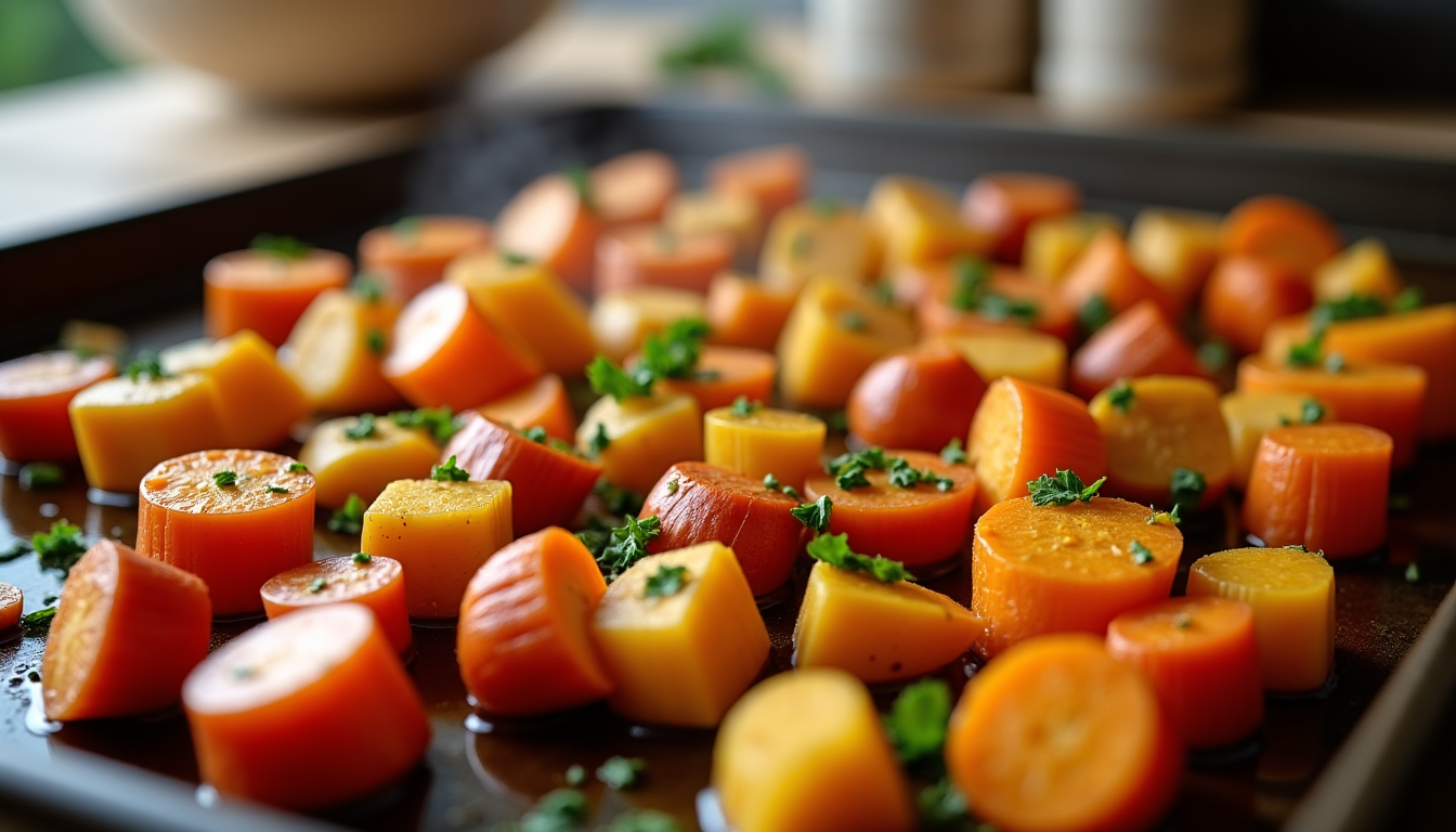 Comment réussir des légumes rôtis bien dorés